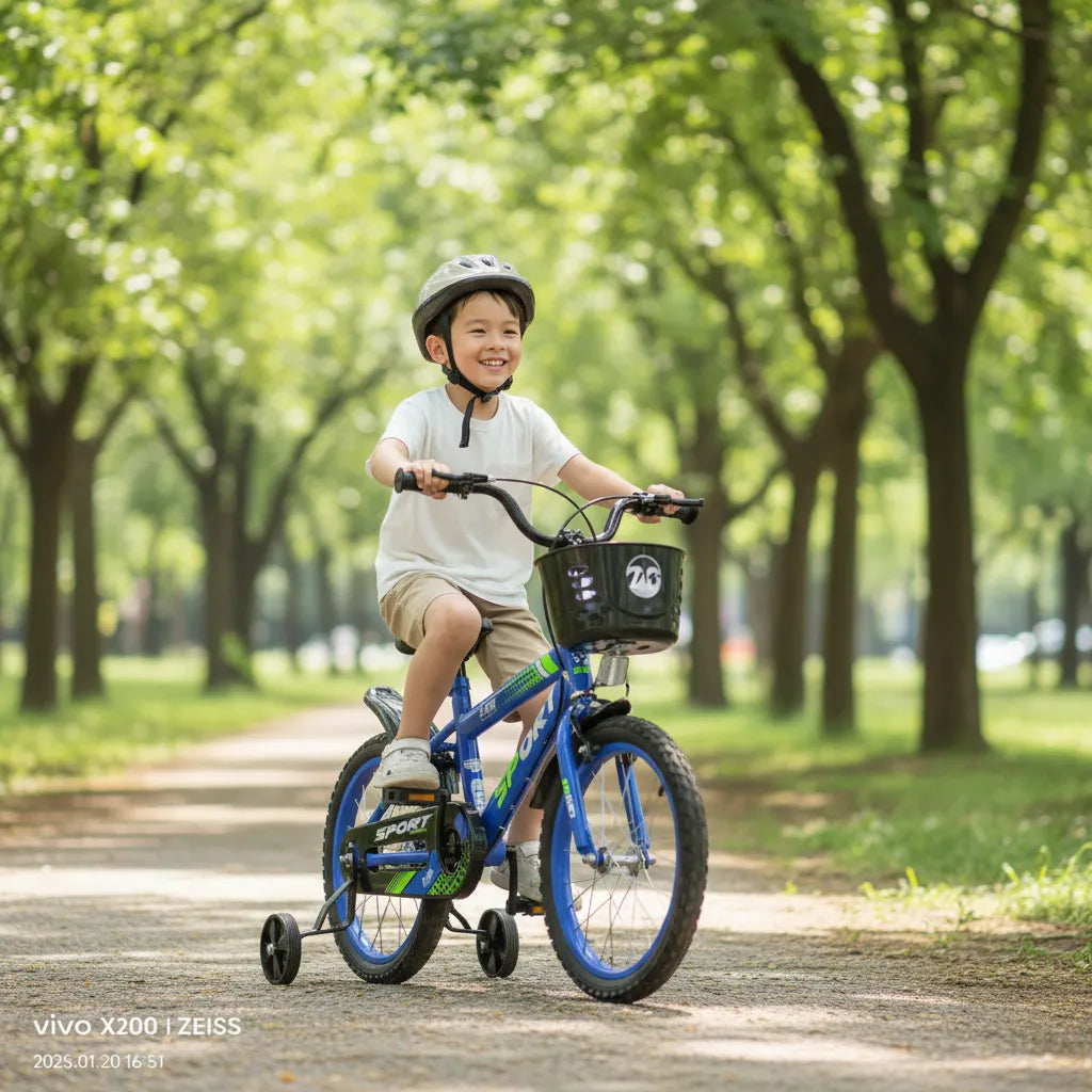 Bicicleta Infantil Rodado 12 y 16 con Rueditas, Canasto y Guardabarros