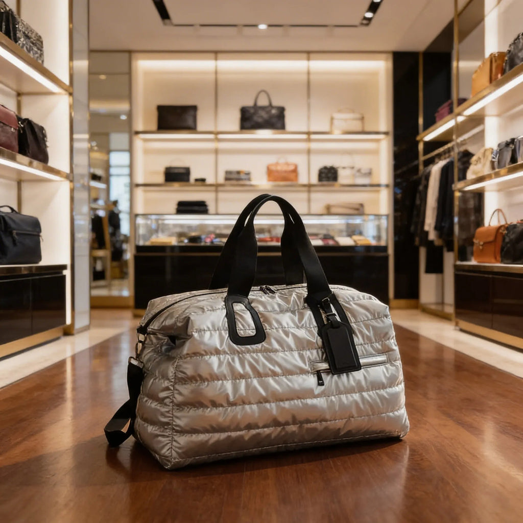 Bolso Acolchonado Silver