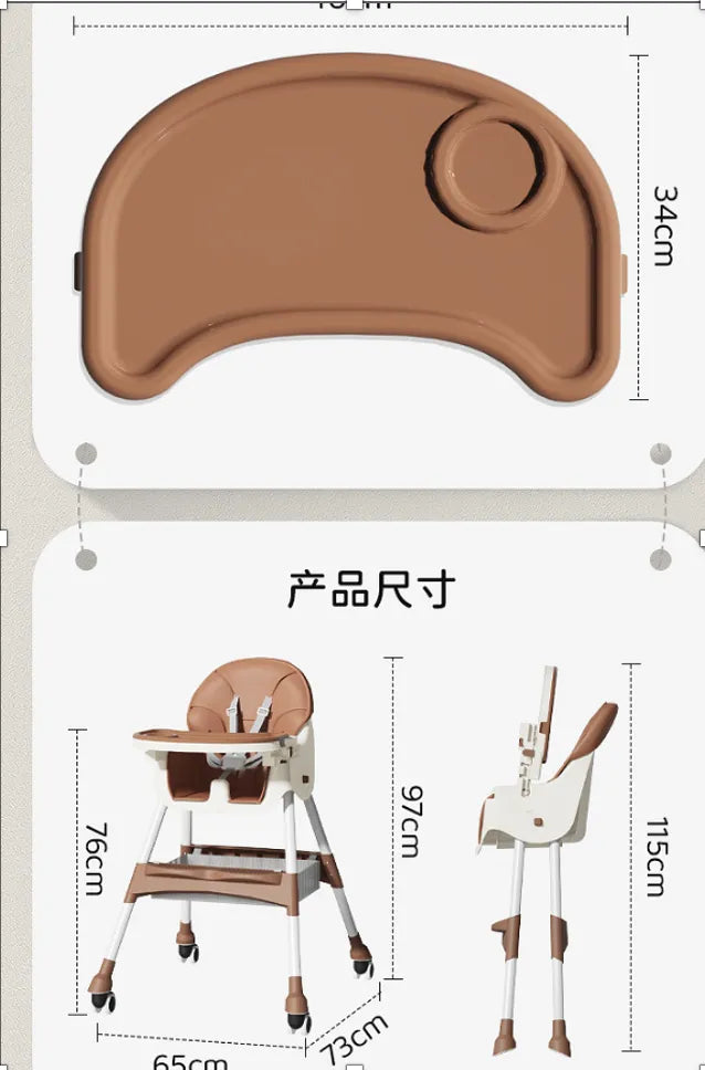 Silla De Comer Para Bebé Multiuso 2 En 1 Sillita Niños