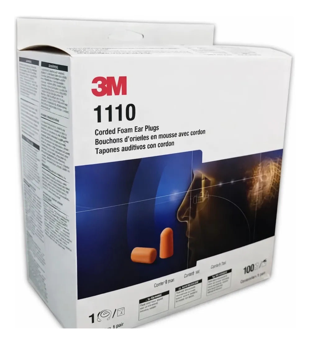 Protector Auditivo Par 3m 1100 Para Industria caja x200
