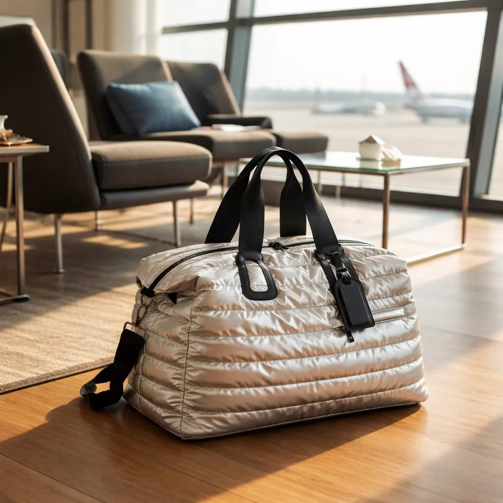 Bolso Acolchonado Silver