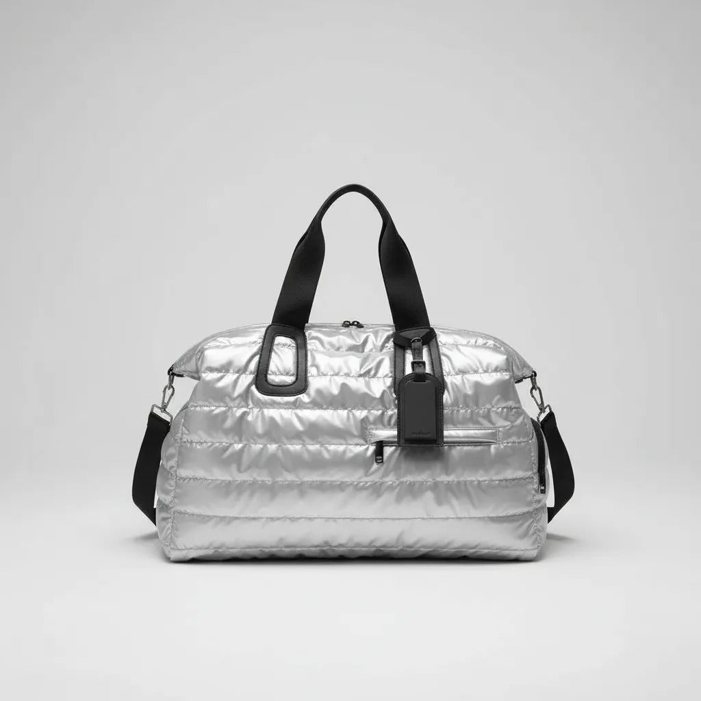 Bolso Acolchonado Silver