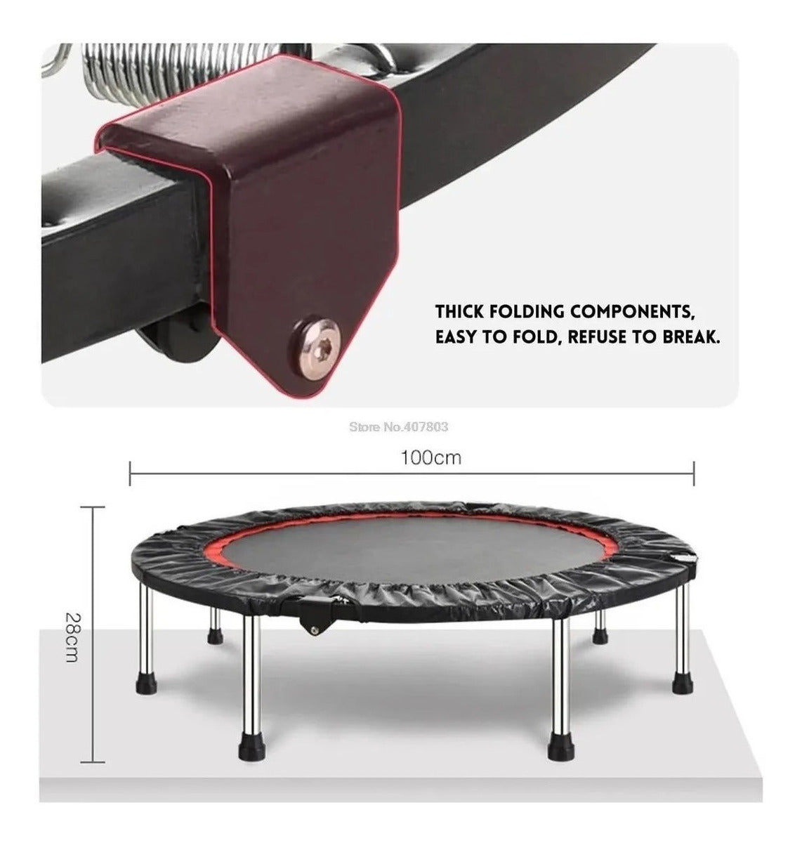 Cama Elástica Plegable