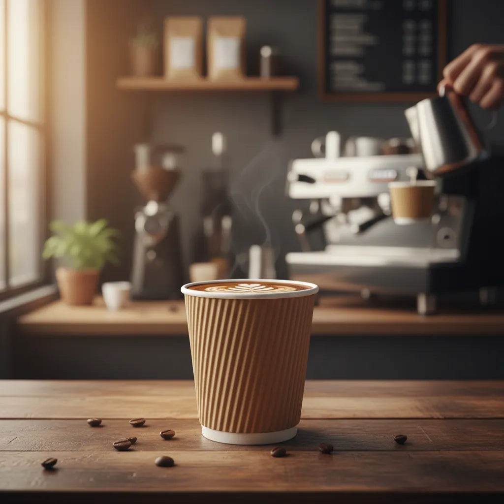 Vaso Café Térmico X50un Papel Doble Pared Descartable 285ml