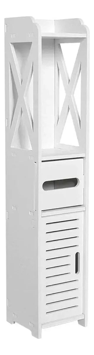 Mueble Organizador Multiuso Puerta Estantes Ideal Baño