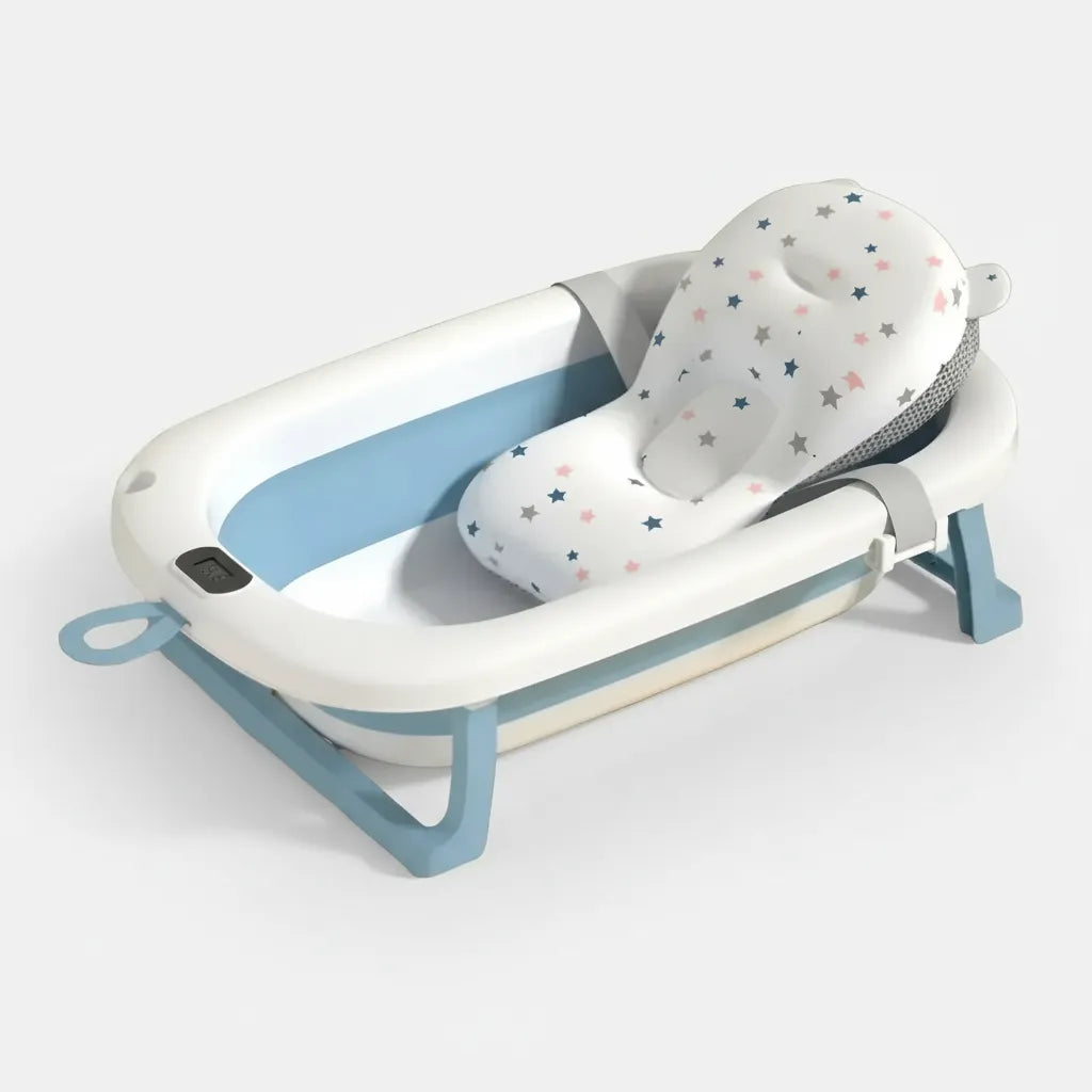Baño Bañito Bebes Plegable Con Termómetro Con Baby Splash