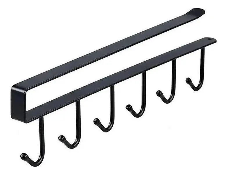 Organizador Colgante Cocina Tazas Utensilios 6 Ganchos