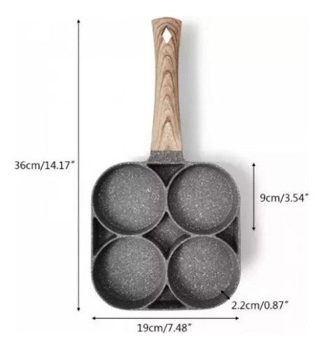 Sartén Antiadherente 4 Divisiones