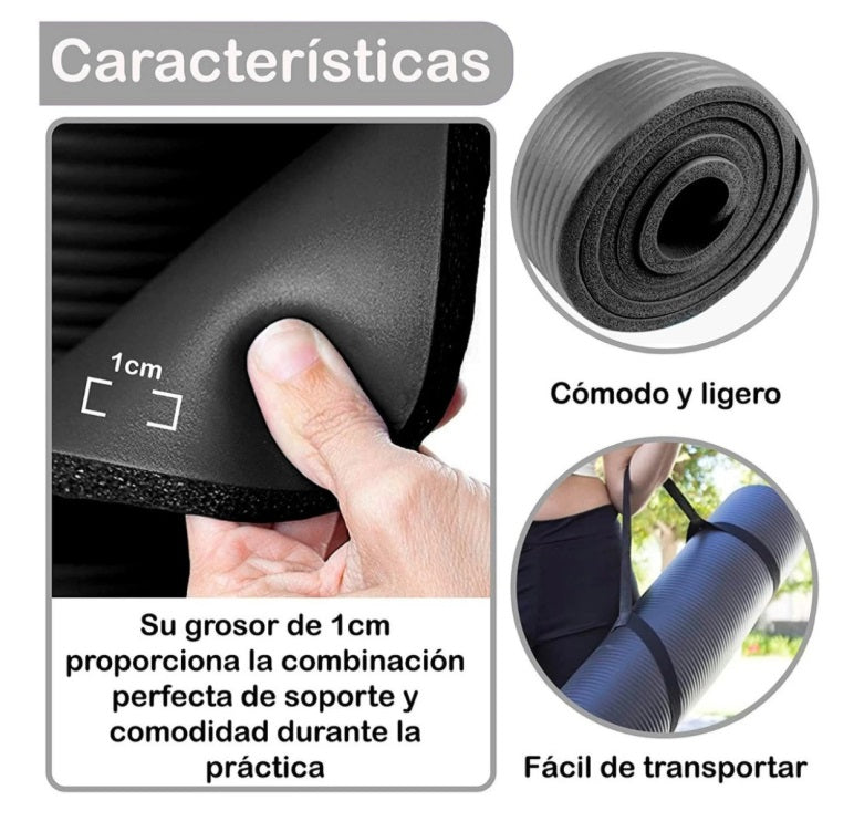 Colchoneta Fitness 8mm - Violeta